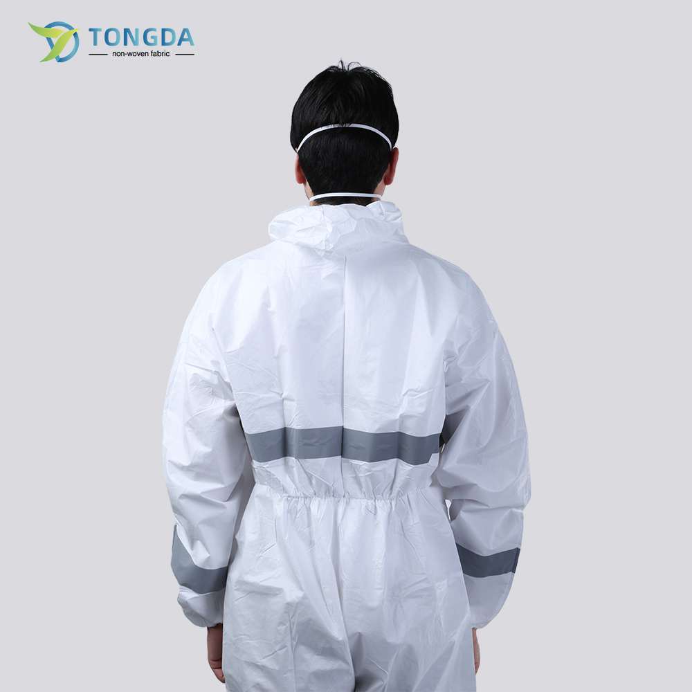 Reflective Striped Protective Cloth
