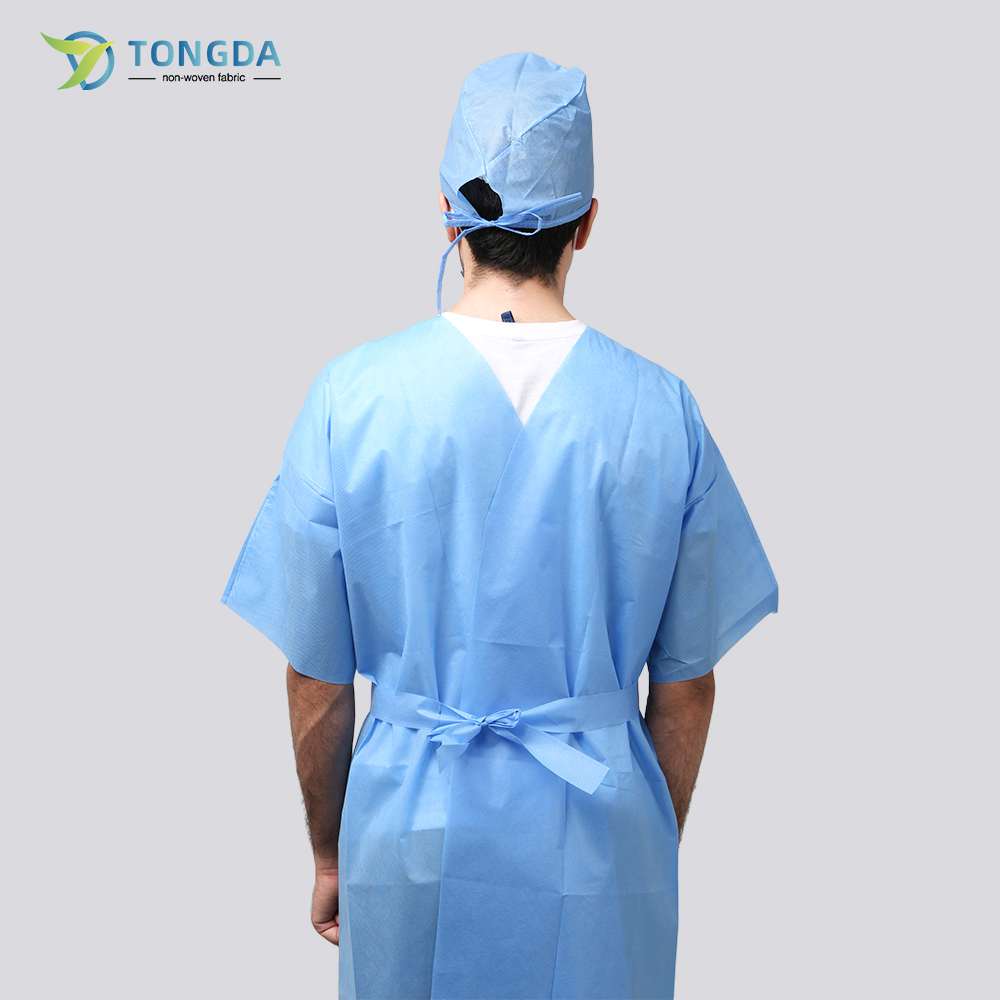 Disposable Short-Sleeved Surgical Gown