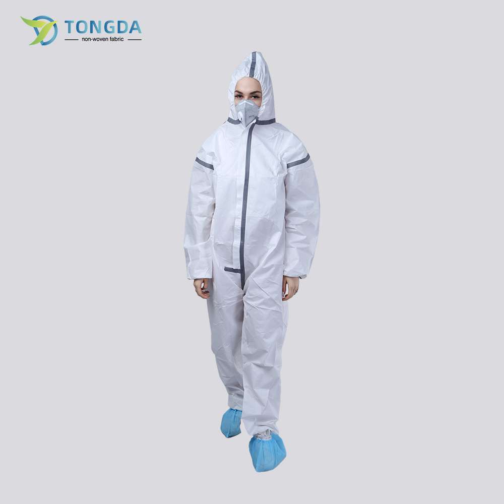 Disposable Striped Coverall