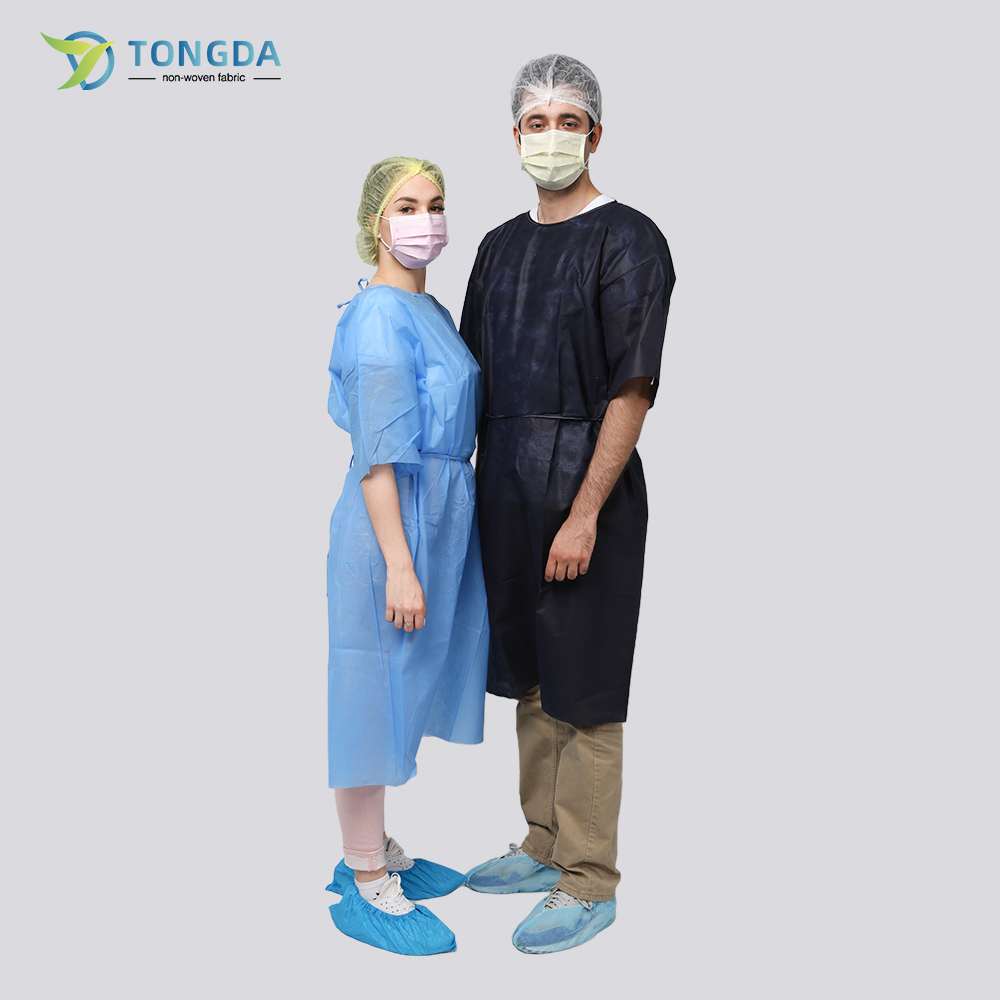 Disposable Short-sleeved Isolation Gown