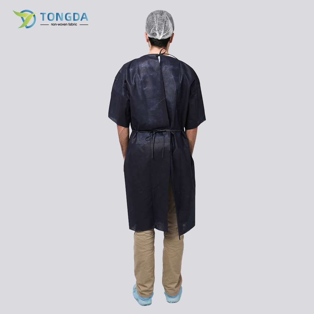 Disposable Short-sleeved Isolation Gown