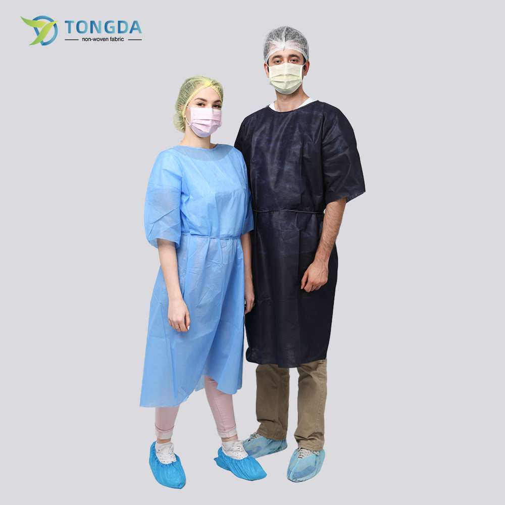 Disposable Short-sleeved Isolation Gown