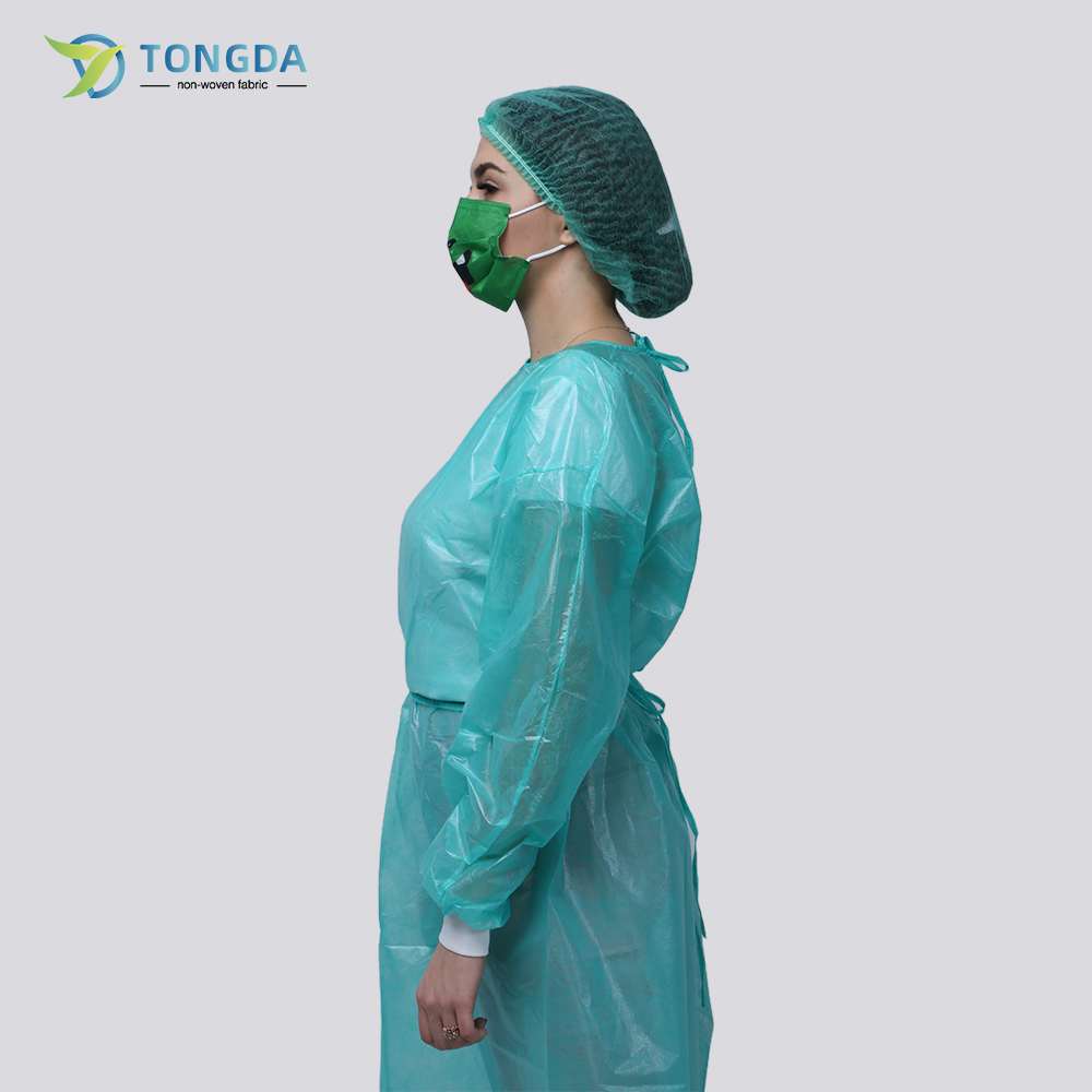 Disposable Laminated Isolation Gown