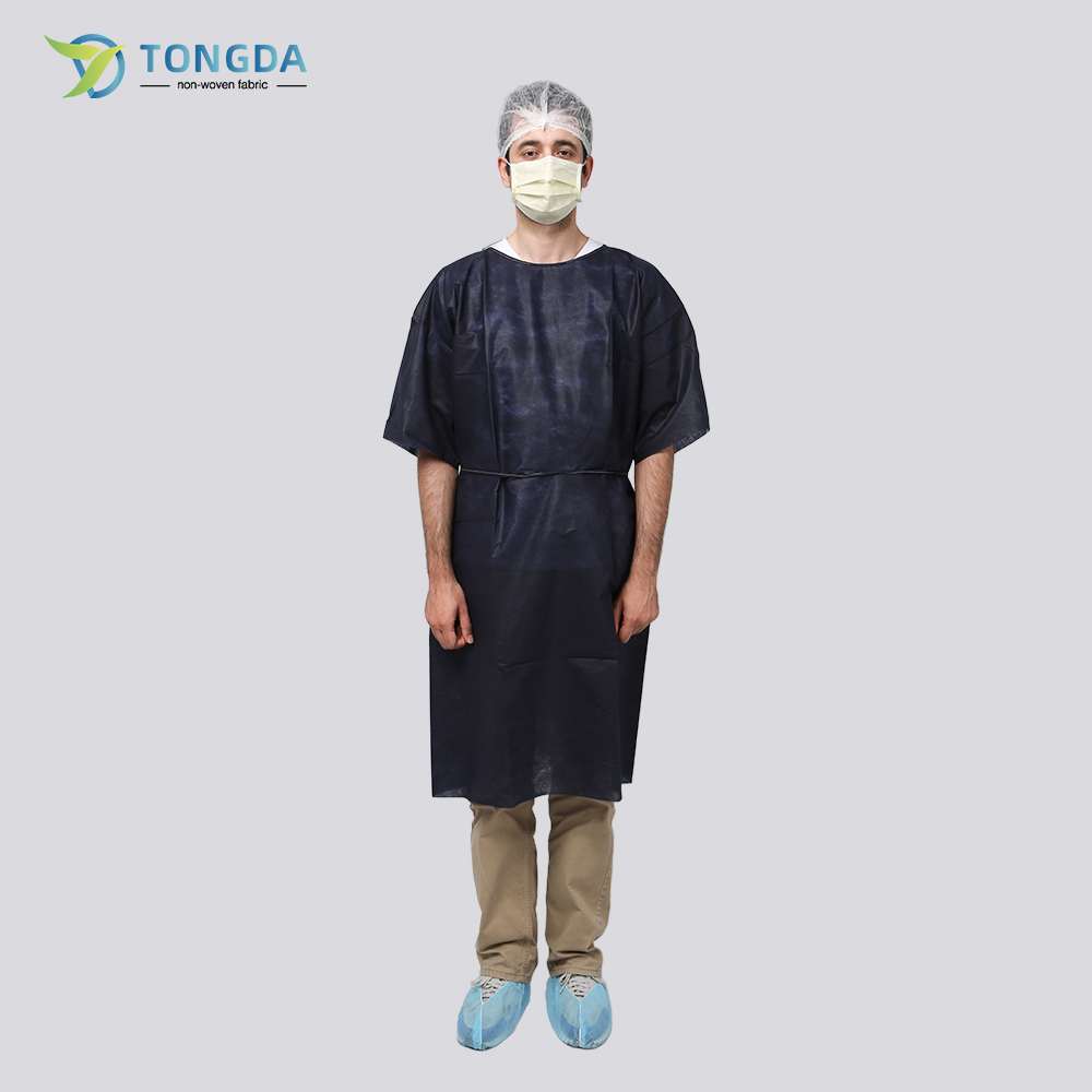 Disposable Short-sleeved Isolation Gown