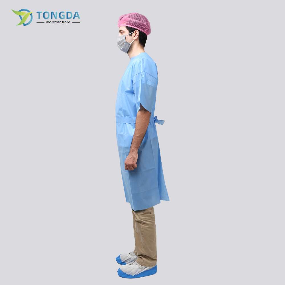 Disposable Short-Sleeved Surgical Gown