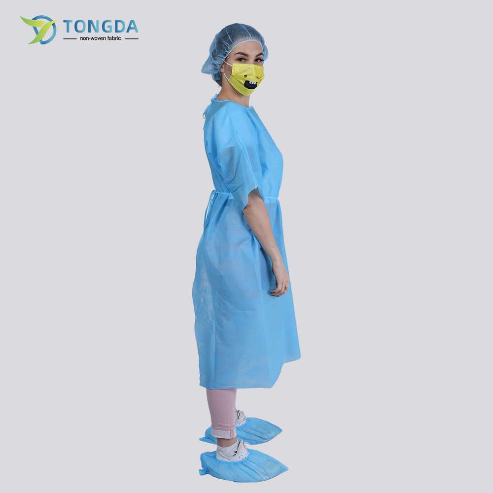 Disposable Short-sleeved Isolation Gown