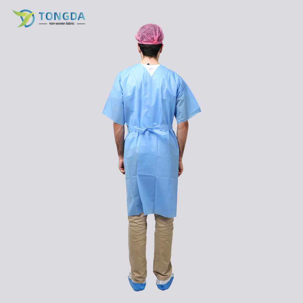 Disposable Short-Sleeved Surgical Gown