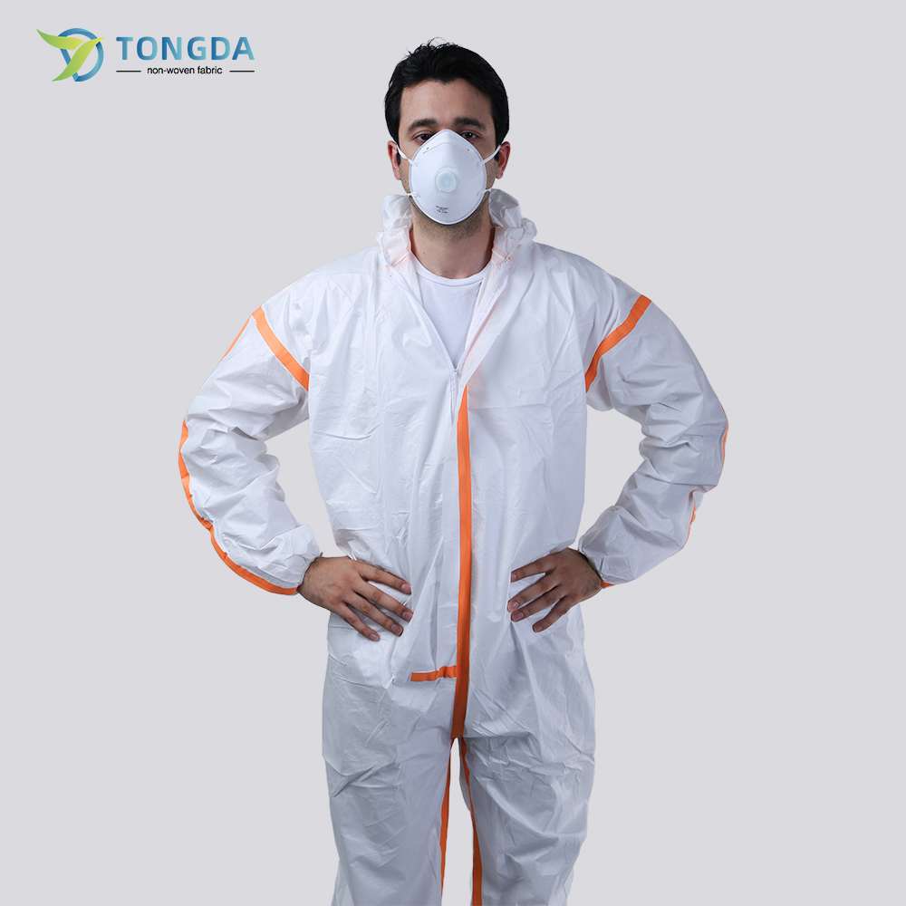 Disposable Striped Coverall