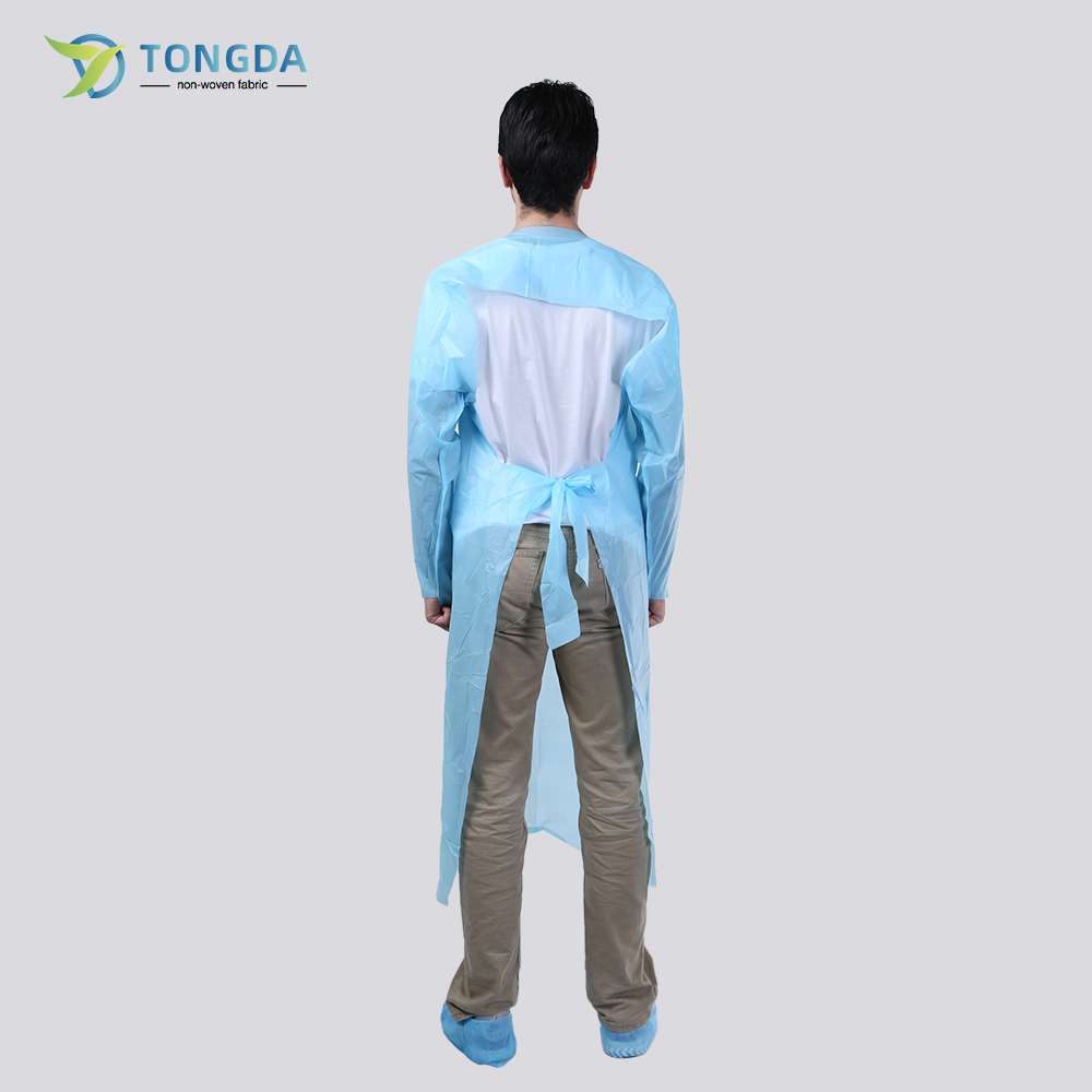 Disposable CPE gown