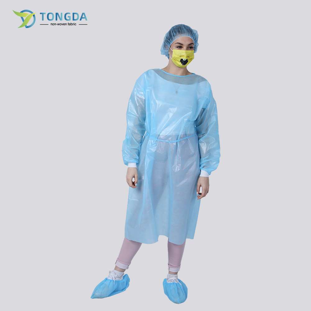 Disposable Laminated Isolation Gown