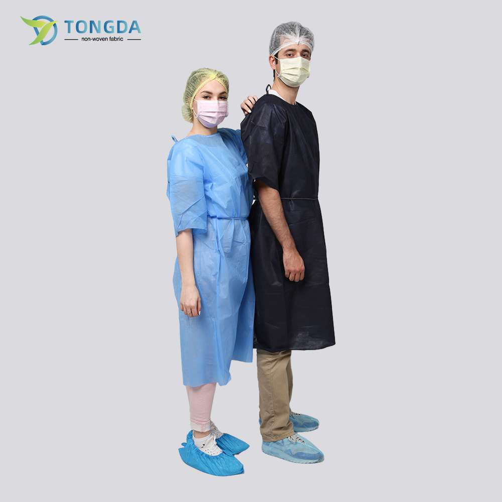 Disposable Short-sleeved Isolation Gown