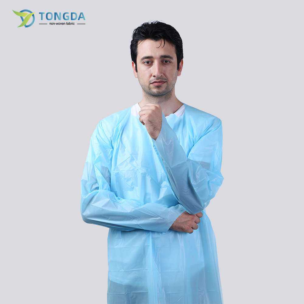 Disposable CPE gown