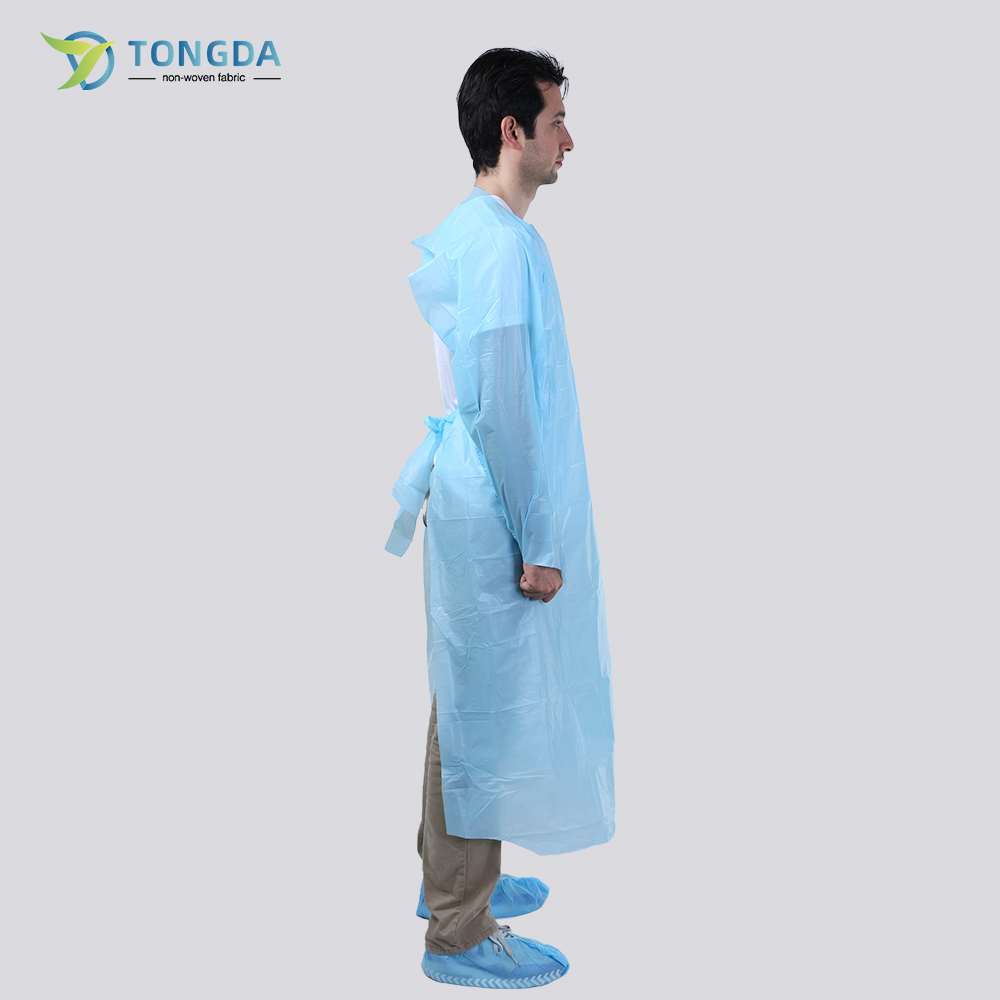 Disposable CPE gown