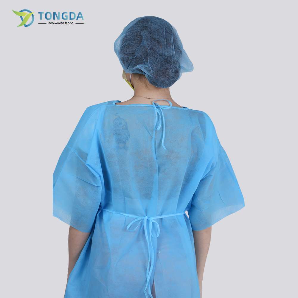 Disposable Short-sleeved Isolation Gown