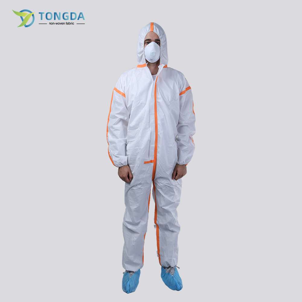 Disposable Striped Coverall