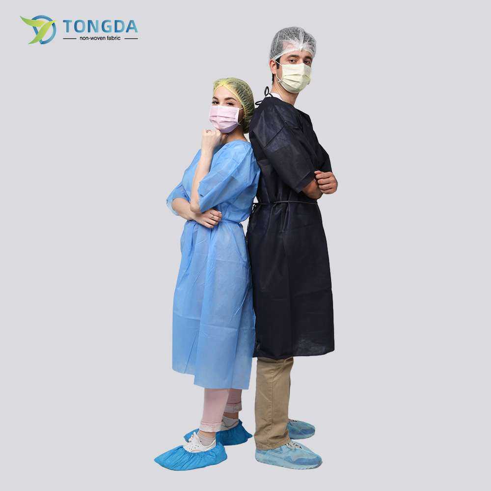 Disposable Short-sleeved Isolation Gown