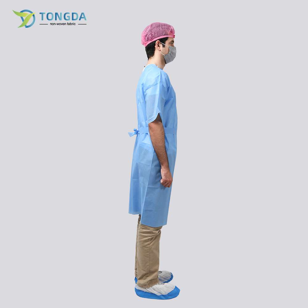 Disposable Short-Sleeved Surgical Gown