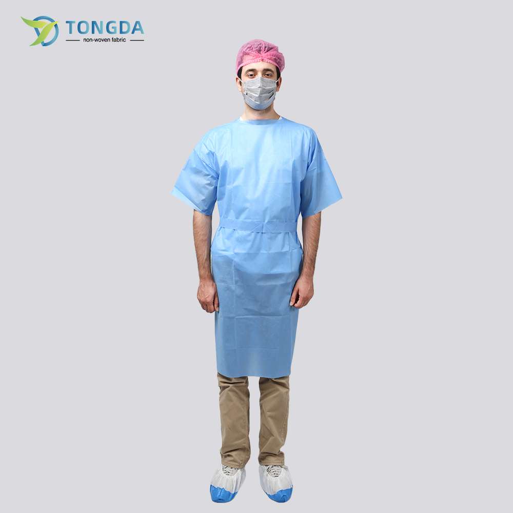 Disposable Short-Sleeved Surgical Gown